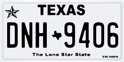 TX license plate DNH9406