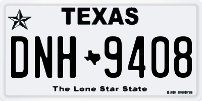 TX license plate DNH9408