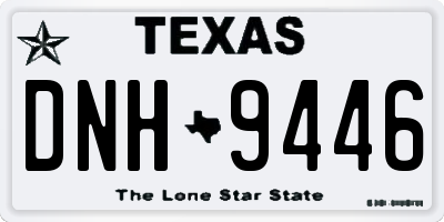 TX license plate DNH9446