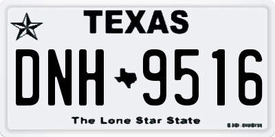 TX license plate DNH9516