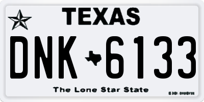 TX license plate DNK6133