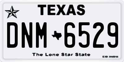TX license plate DNM6529