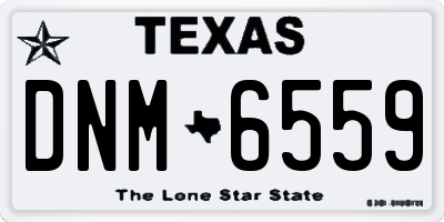 TX license plate DNM6559