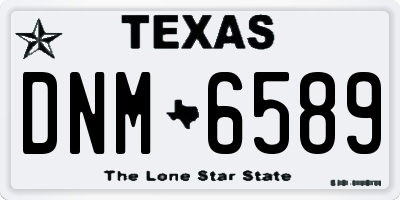 TX license plate DNM6589