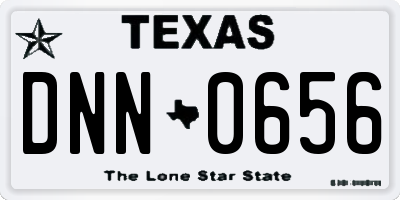 TX license plate DNN0656