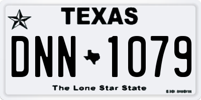 TX license plate DNN1079