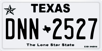 TX license plate DNN2527