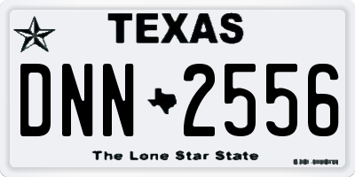 TX license plate DNN2556