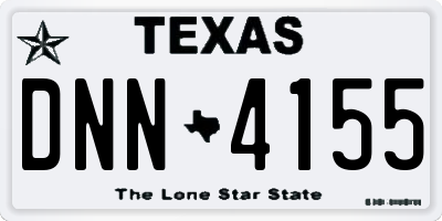 TX license plate DNN4155