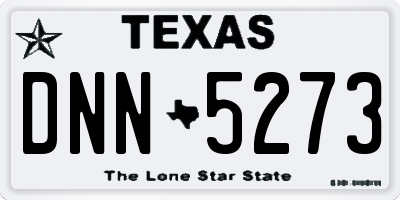 TX license plate DNN5273