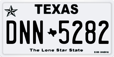 TX license plate DNN5282