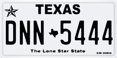 TX license plate DNN5444