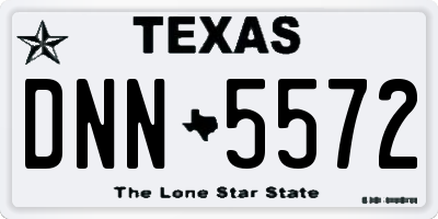TX license plate DNN5572