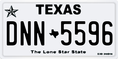 TX license plate DNN5596