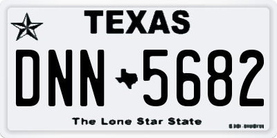 TX license plate DNN5682