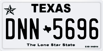TX license plate DNN5696