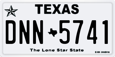 TX license plate DNN5741