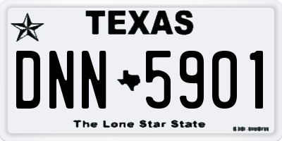 TX license plate DNN5901