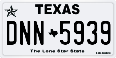TX license plate DNN5939