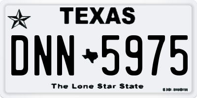TX license plate DNN5975