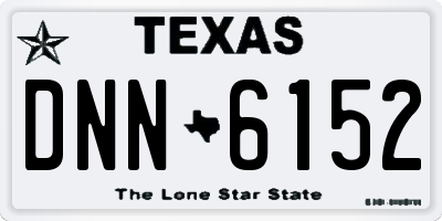 TX license plate DNN6152