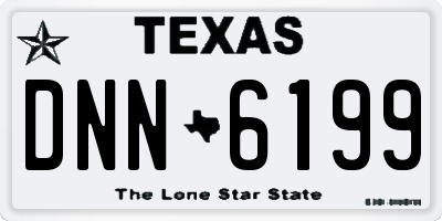 TX license plate DNN6199