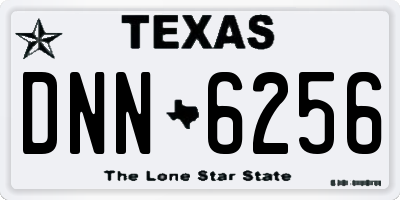 TX license plate DNN6256
