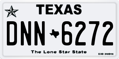 TX license plate DNN6272