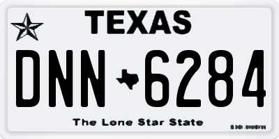 TX license plate DNN6284