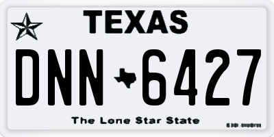 TX license plate DNN6427