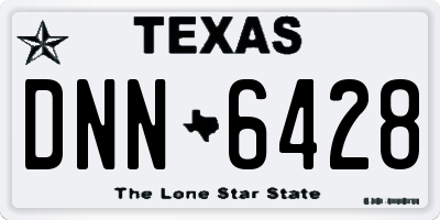 TX license plate DNN6428