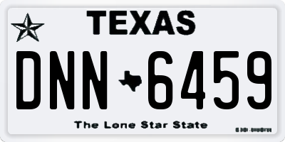 TX license plate DNN6459