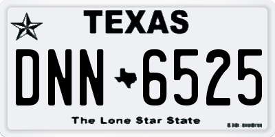 TX license plate DNN6525
