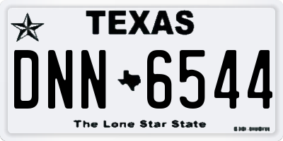 TX license plate DNN6544