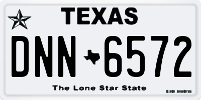 TX license plate DNN6572