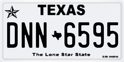 TX license plate DNN6595