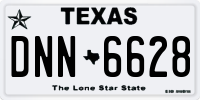 TX license plate DNN6628