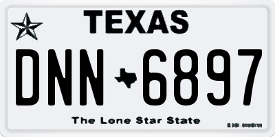 TX license plate DNN6897