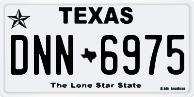 TX license plate DNN6975