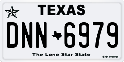 TX license plate DNN6979