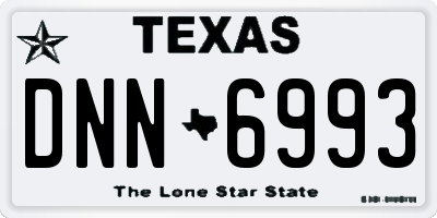TX license plate DNN6993