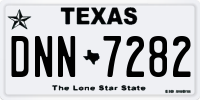 TX license plate DNN7282
