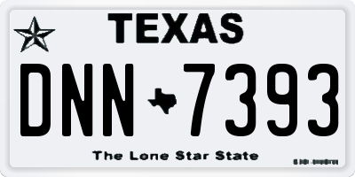 TX license plate DNN7393