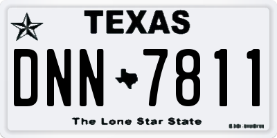 TX license plate DNN7811