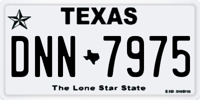 TX license plate DNN7975