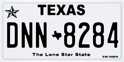 TX license plate DNN8284