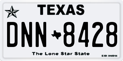 TX license plate DNN8428