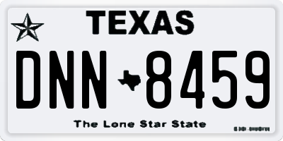 TX license plate DNN8459