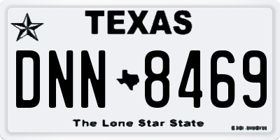 TX license plate DNN8469