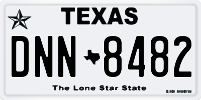 TX license plate DNN8482